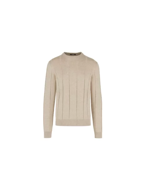 Dzianinowy sweter Bomboogie beżowy