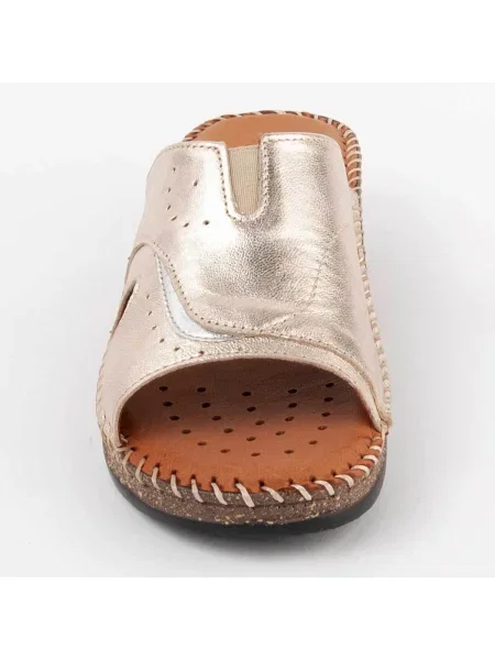 Pantofi Purapiel auriu