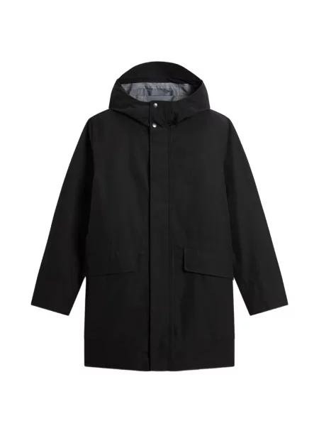Geacă parka Woolrich cu glugă negru