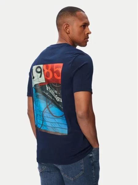 Tommy Hilfiger Majica Nautical Mornarsko modra