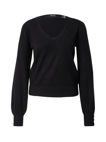 VERO MODA Pulover VMHOLLYKARIS' negru