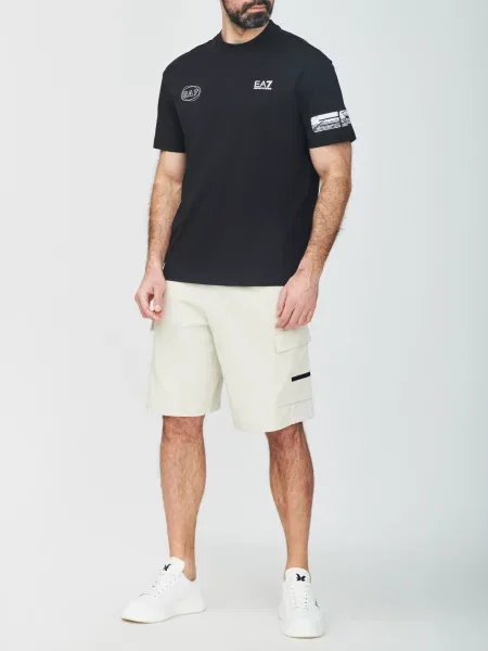 Футболка Ea7 Emporio Armani чорна
