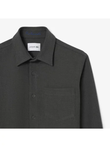 Lacoste Dwustronna Koszula Oversize szary
