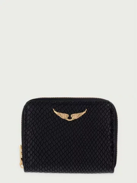 Zadig&Voltaire portfel skórzany czarny