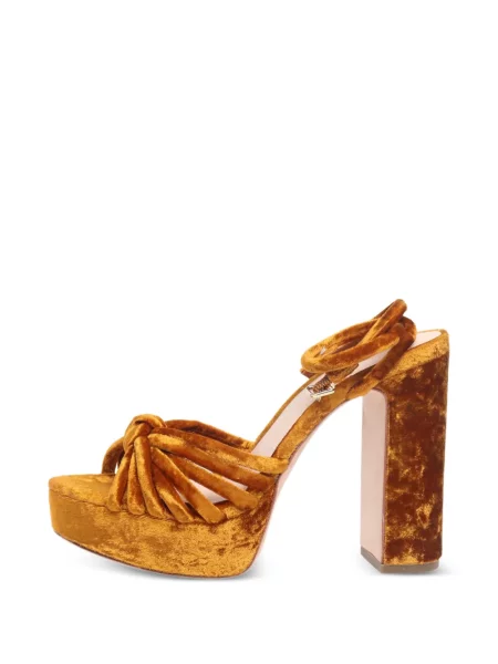 Platform talpú szandál Loeffler Randall narancsszínű