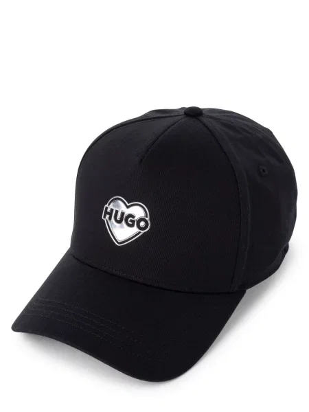 HUGO Czapka Cara Kobiety jednolity ONE SIZE czarny