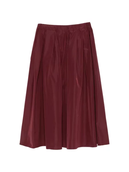 Fusta maxi Weekend Max Mara în linie A roșu