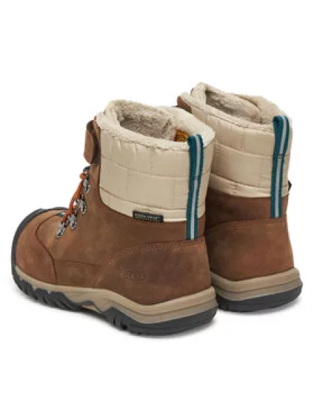 Keen Škornji za sneg Kanibou Wp rjava