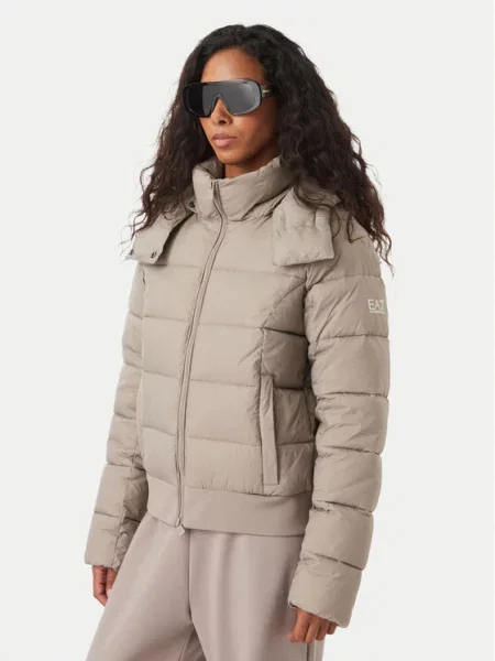 Emporio Armani Zimska jakna siva bež