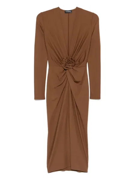 Rochie midi Roserry până la genunchi de costum roz