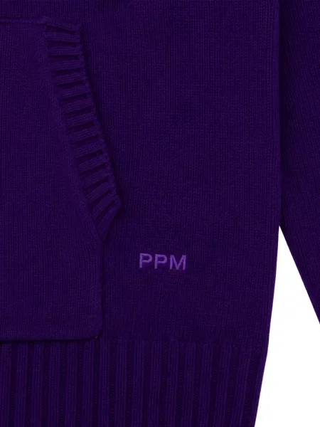 Bluza z kapturem dziecięca Paolo Pecora fioletowa