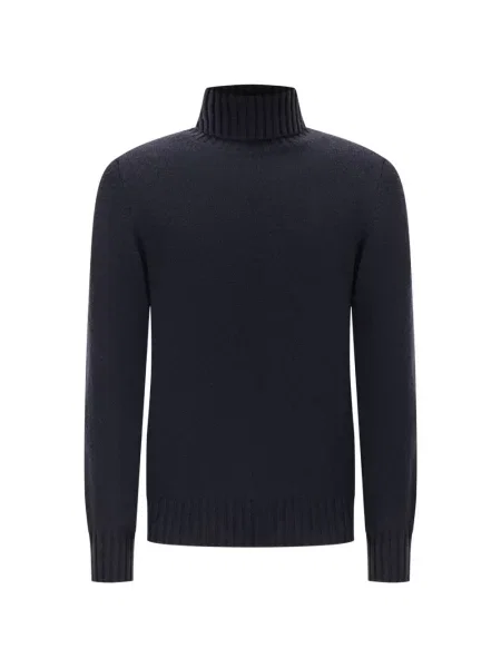 Pulover Piacenza Cashmere din cașmir albastru