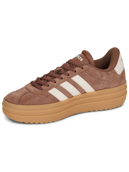 Velúr félcipő Adidas barna
