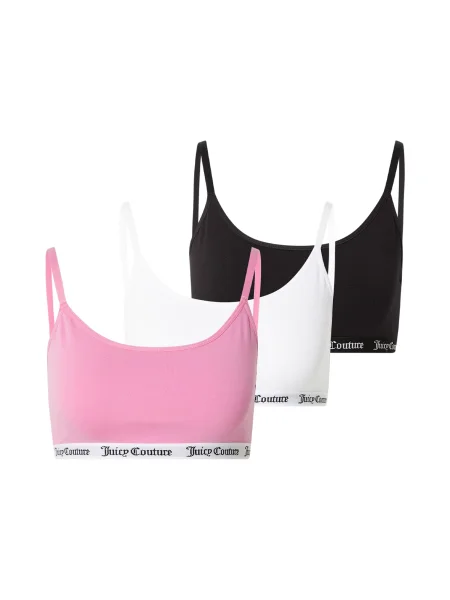 Juicy Couture Sutien REN roz eozină / negru alb