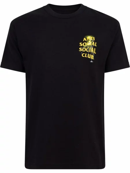 Tricou Anti Social Social Club scurt negru