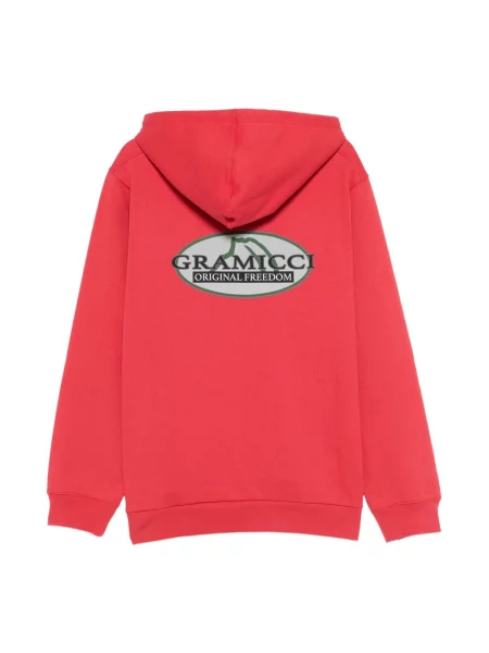 Bluza z kapturem Gramicci z kapturem czerwona