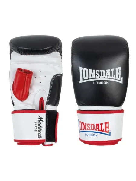 LONSDALE Športne rokavice Maddock modra / rdeča / črna / bela siva