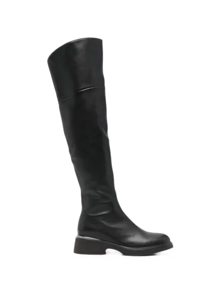 Cizme Linda Baumann din piele negru
