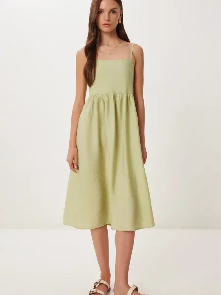 Happiness İstanbul Rochie de vară deschis verde