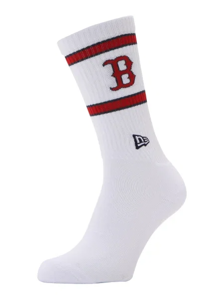 NEW ERA Șosete PREMIUM roșu / negru alb