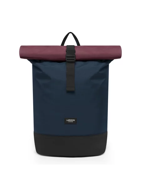 LARKSON Rucsac Janne albastru închis / roșu bordeaux negru