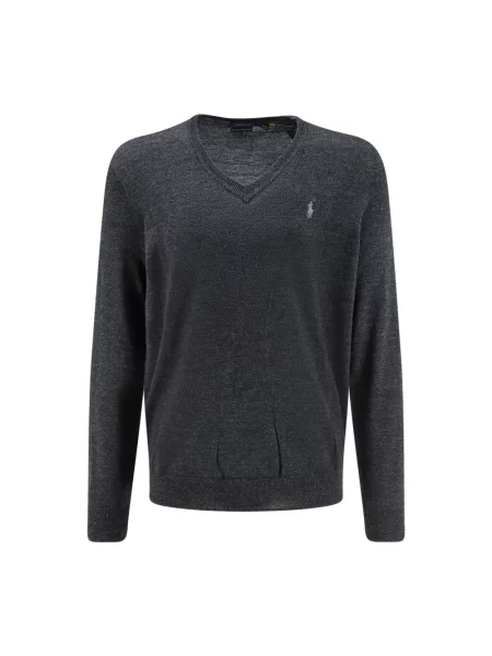 Sweter Polo Ralph Lauren z długim rękawem czarny