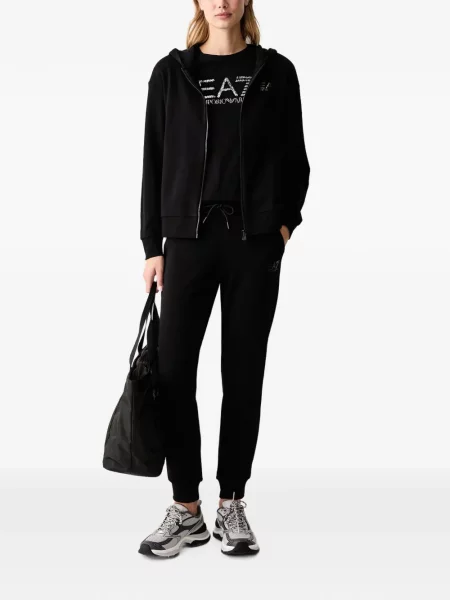 Μπλούζα Ea7 Emporio Armani με σχέδιο μαύρο