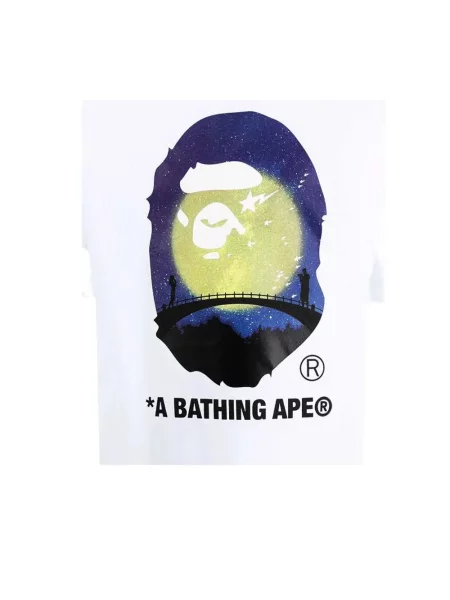 Тениска A Bathing Ape® бяло
