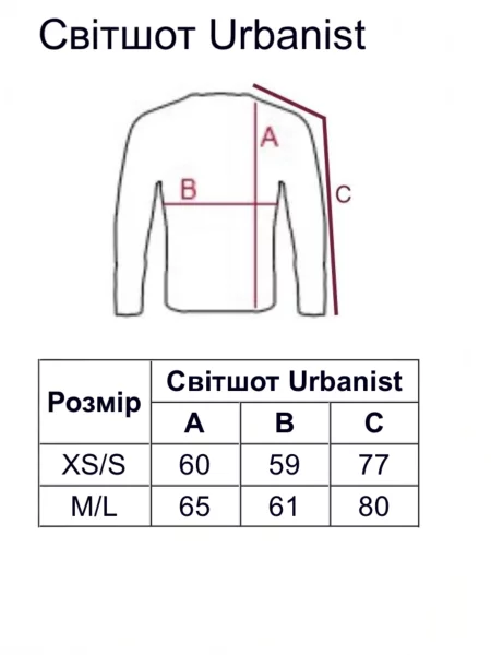 Свитшот Urbanist черный