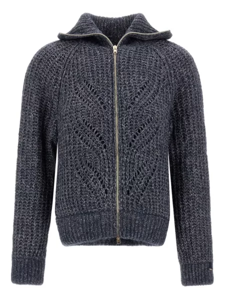 Pleteni kardigan Herno siva