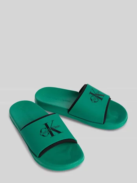 Kapcie Ck Calvin Klein z nadrukiem