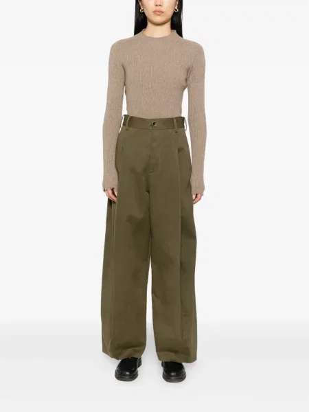 Pantaloni Uma Wang verde