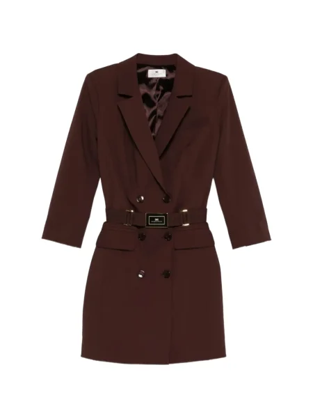 Костюм рокля Elisabetta Franchi кафяво