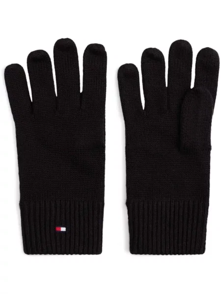 Tommy Hilfiger Pánske rukavice Essentials čierna