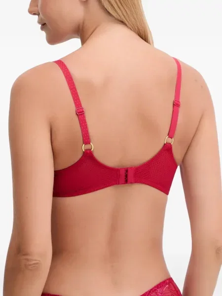 Sutien Chantelle cu model floral roșu