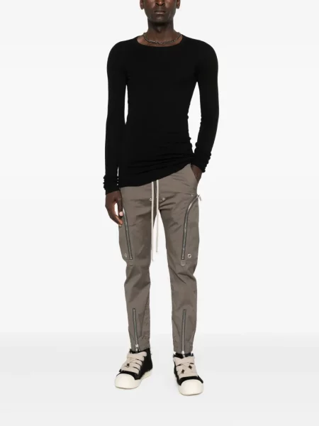 Tricou Rick Owens cu decolteu rotund lung