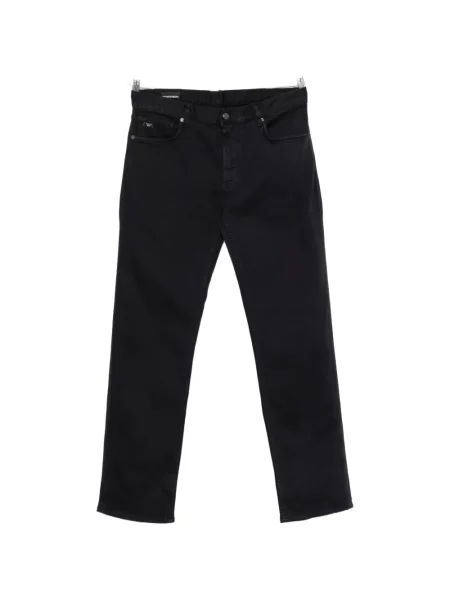 Blugi Emporio Armani cu autograf albastru