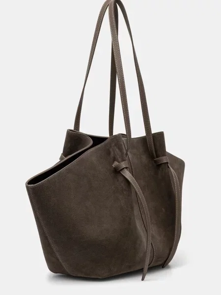 Замшева сумочка Yuzefi коричневий