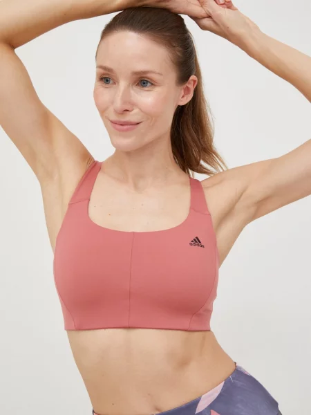 Jógová podprsenka adidas Performance Coreflow oranžová