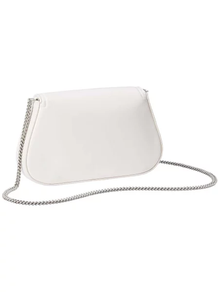 Calvin Klein geantă crossbody pentru femei cu imitație de piele alb