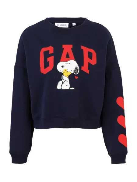 Gap Petite Mikina tmavě modrá / červená bílá