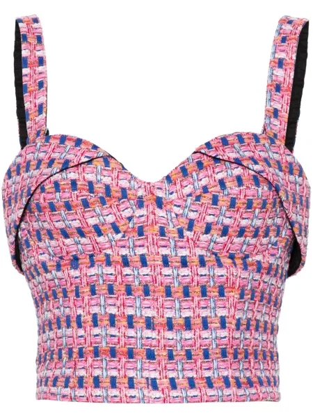 Bluzka Iro tweedowa różowa