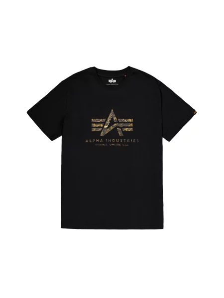 ALPHA INDUSTRIES Tricou galben auriu / gri închis negru