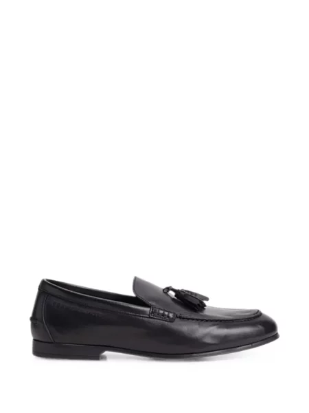 Pantofi loafer Tommy Hilfiger din piele negru