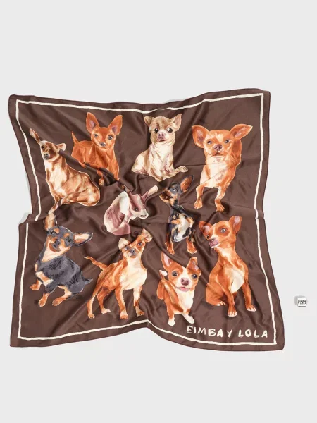 Хустка Bimba Y Lola коричнева