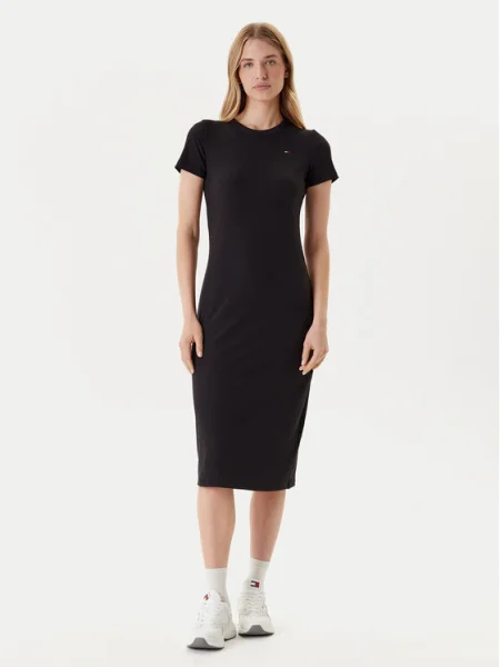 Tommy Jeans Rochie negru