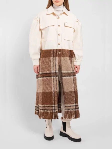 Just Before Пальто бежевий