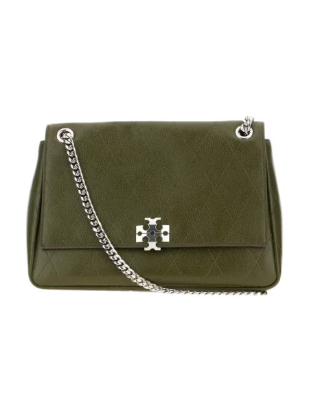 Torebka Tory Burch skórzana zielona