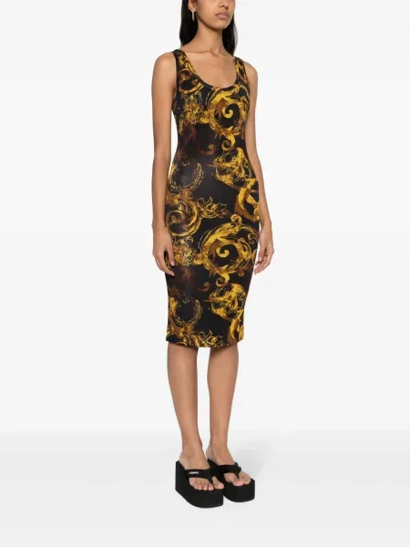 Džínsové šaty Versace Jeans Couture čierna