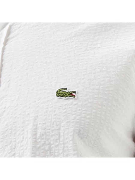 Lacoste Koszula Button-Down Slim Fit biała